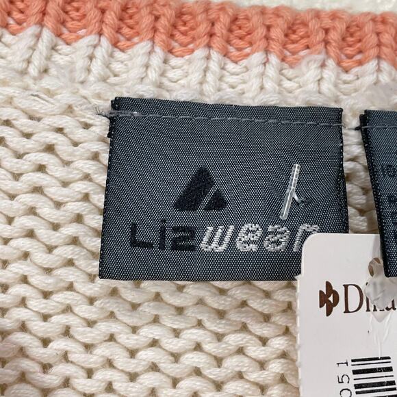 Vintage 80s Patchwork Floral Sweater Coastal Grandma Cottage Prairie Kawaii L - Picture 7 of 10